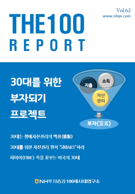 100세시대연구소의 THE100리포트 62호 표지. 사진=NH투자증권
