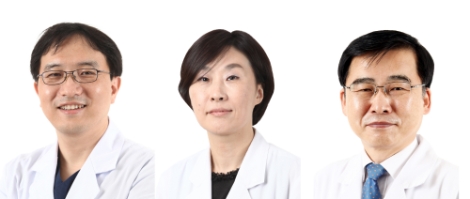 고려대구로병원 감염내과 송준영, 정희진, 김우주 교수. 사진=고려대구로병원