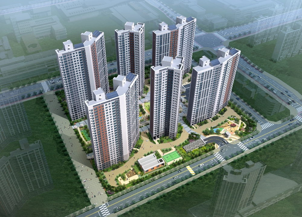 호반써밋 더 퍼스트 시흥 조감도.(사진=호반건설)