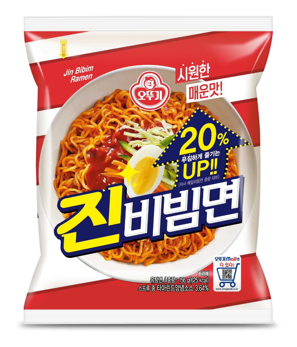 진비빔면 출시 3주만에 5백만개 돌파