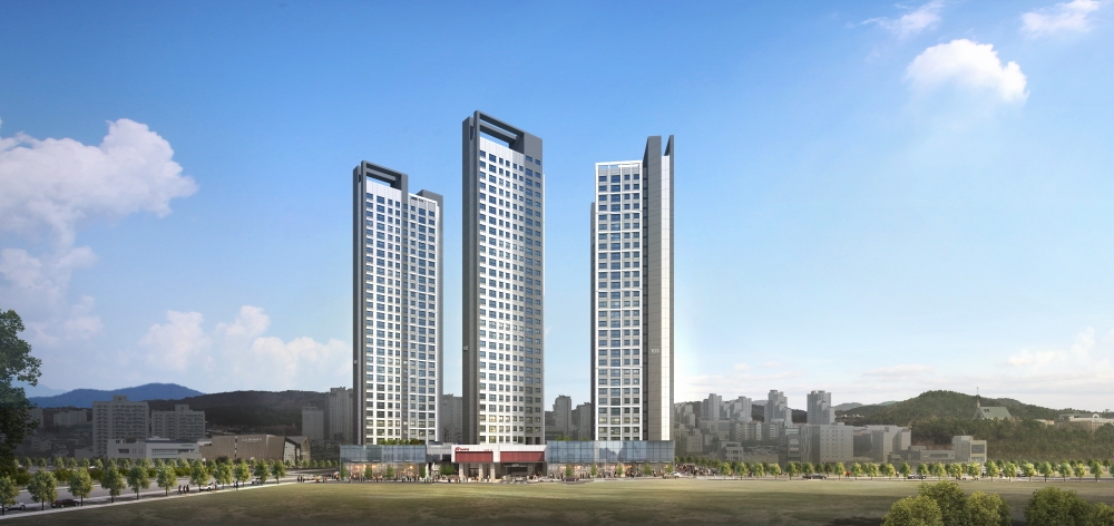 힐스테이트 도안 주경투시도.(사진=현대엔지니어링)