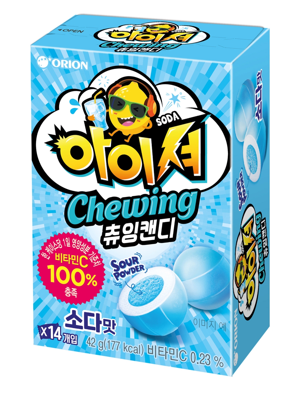 오리온 ‘아이셔 츄잉캔디 소다맛’ 출시