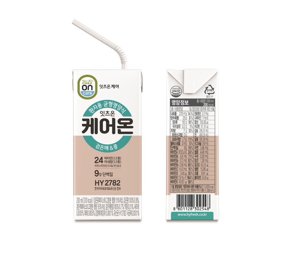 한국야쿠르트, 환자용 균형영양식 ‘잇츠온 케어온’으로 케어푸드 시장 도전
