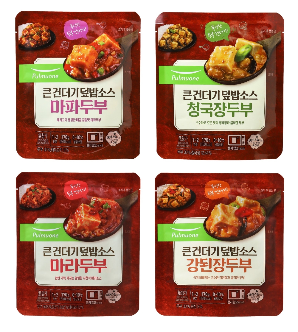 풀무원 ‘큰건더기 덮밥소스’ 4종 출시