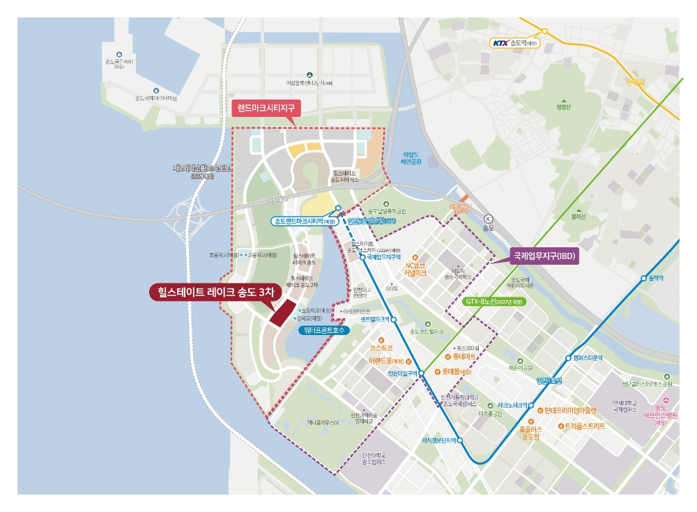 현대건설, ‘힐스테이트 레이크 송도 3차’ 6월 분양