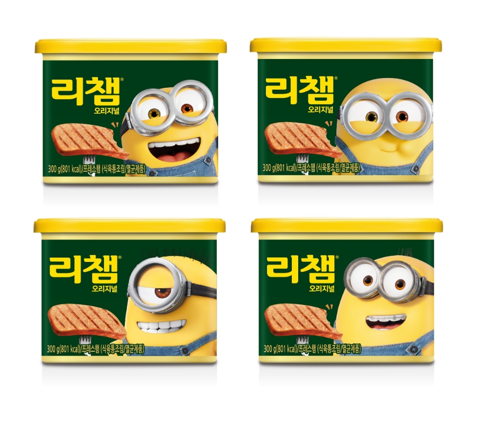 동원F&B, 캔에 미니언즈 캐릭터가 그려진 ‘리챔 미니언즈’ 출시