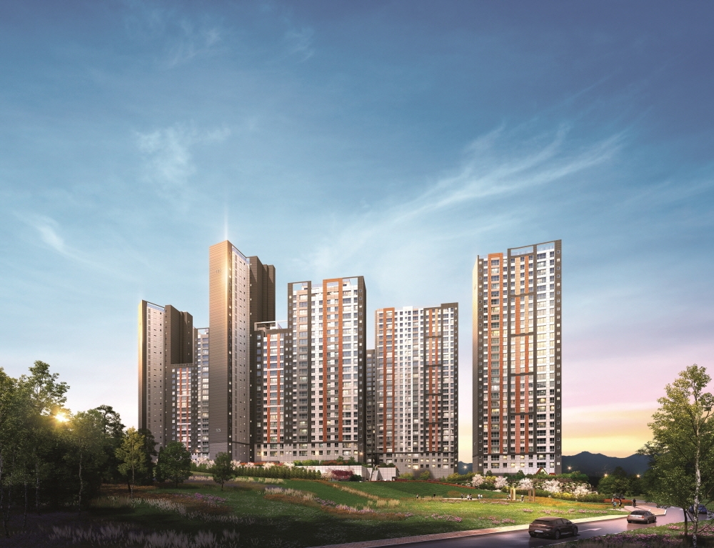 안성 공도 E-TRINITY 센트럴파크 투시도.(사진=한국토지신탁)