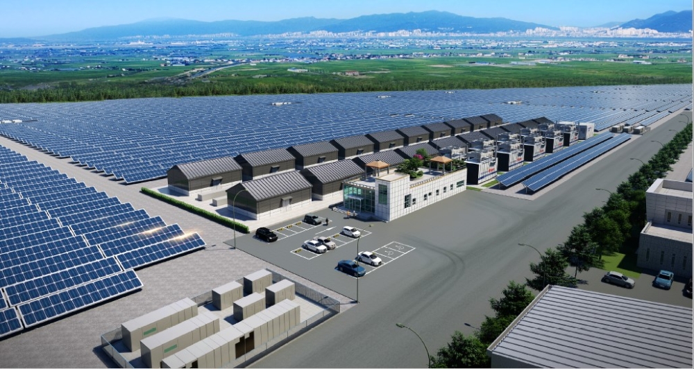 새만금 육상태양광 3구역 발전사업 조감도안