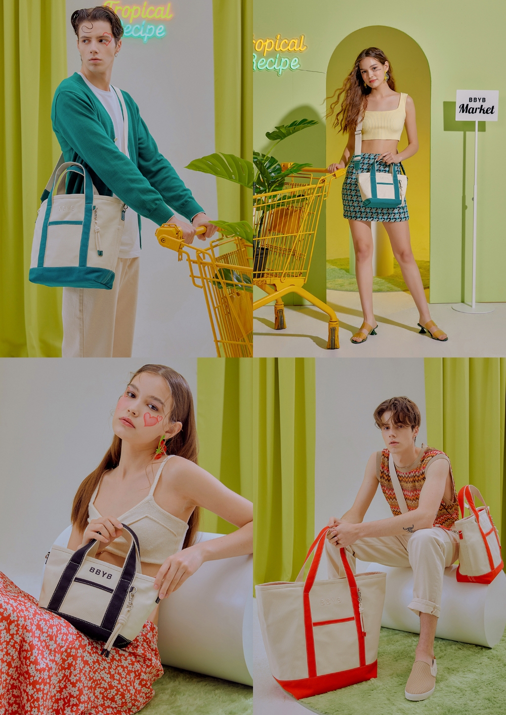 비건 패션 비비와이비(BBYB), 핫썸머 시즌 '트로피컬 마켓백' 출시