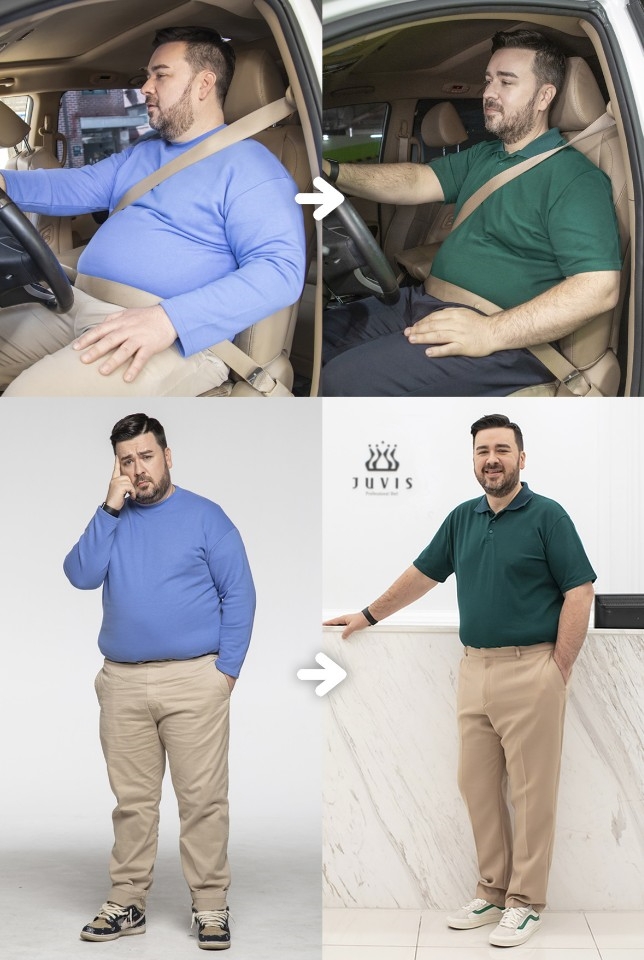 샘해밍턴, 뱃살 실종... 다이어트 인증샷 화제