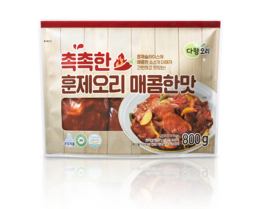 다향오리, 촉촉한 훈제오리 매콤한맛 출시