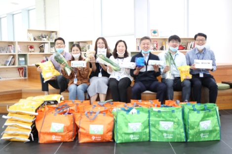 동서발전, 친환경 식재료 꾸러미 구매 지원