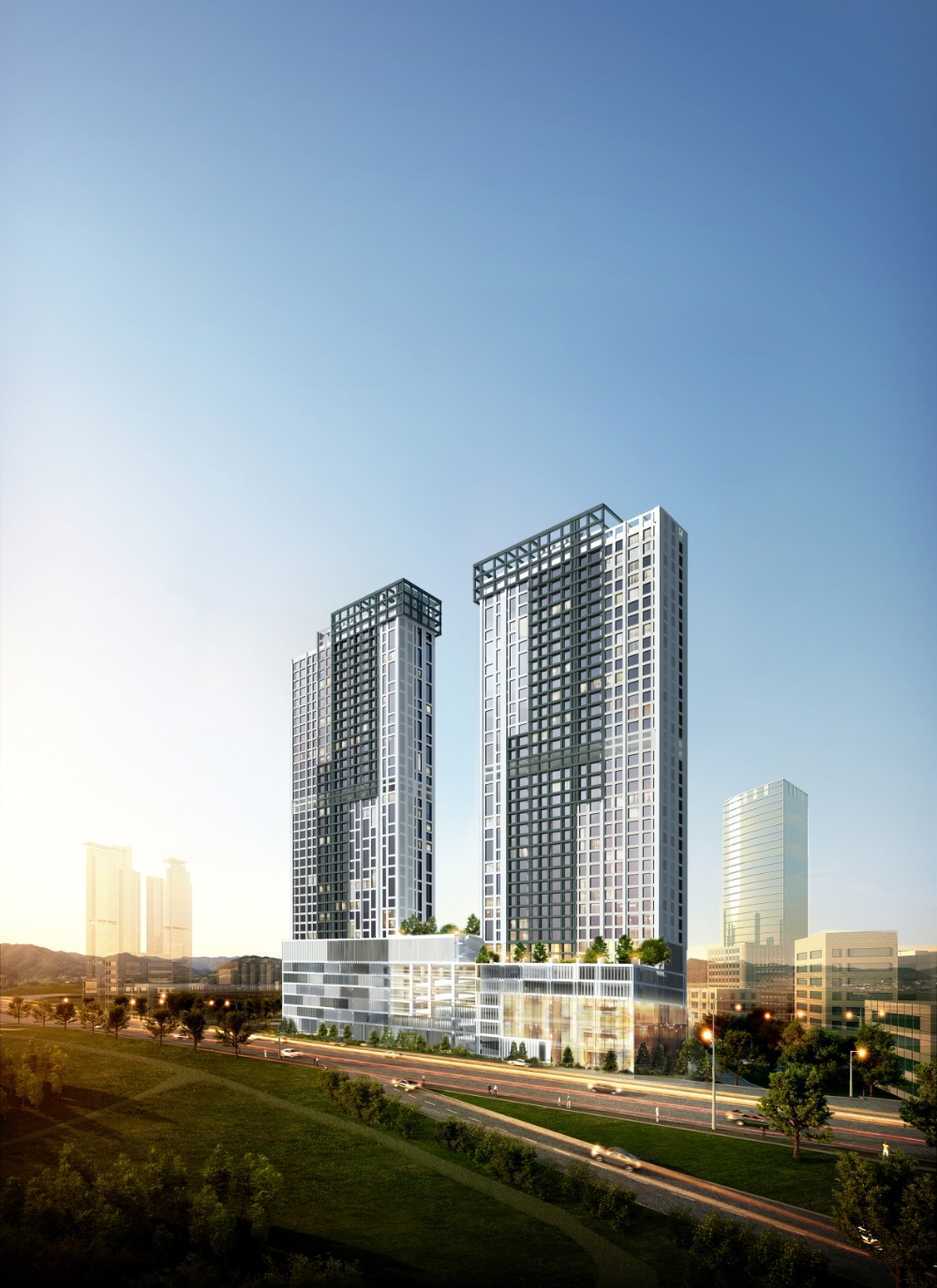 울산 태화강 아이파크 투시도.(사진=HDC현대산업개발)