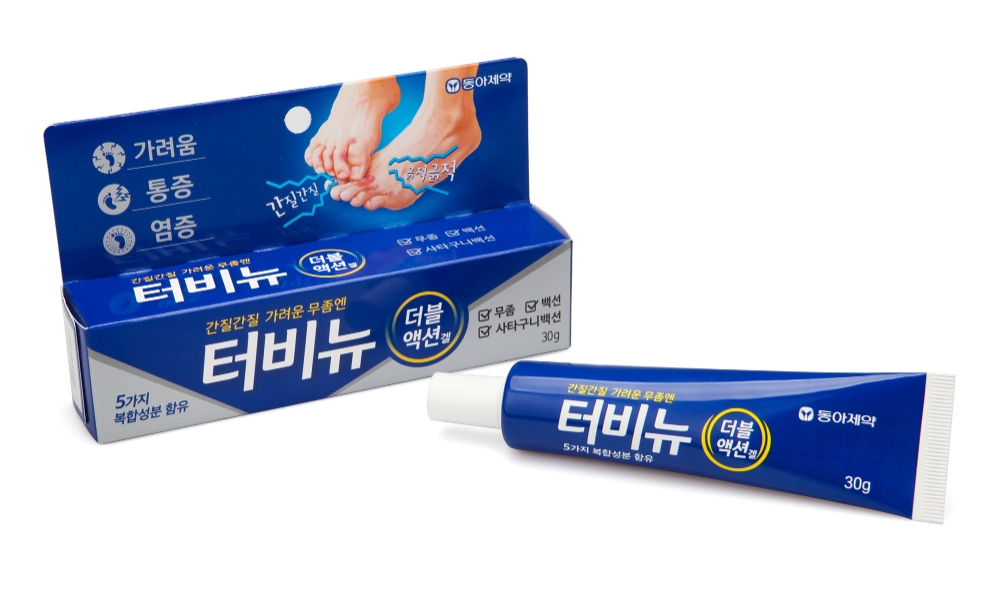 동아제약, 복합 성분 무좀치료제 ‘터비뉴더블액션겔’ 출시