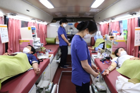 용인세브란스병원, 대한적십자사 경기혈액원과 ‘코로나19 극복 헌혈 캠페인’ 진행