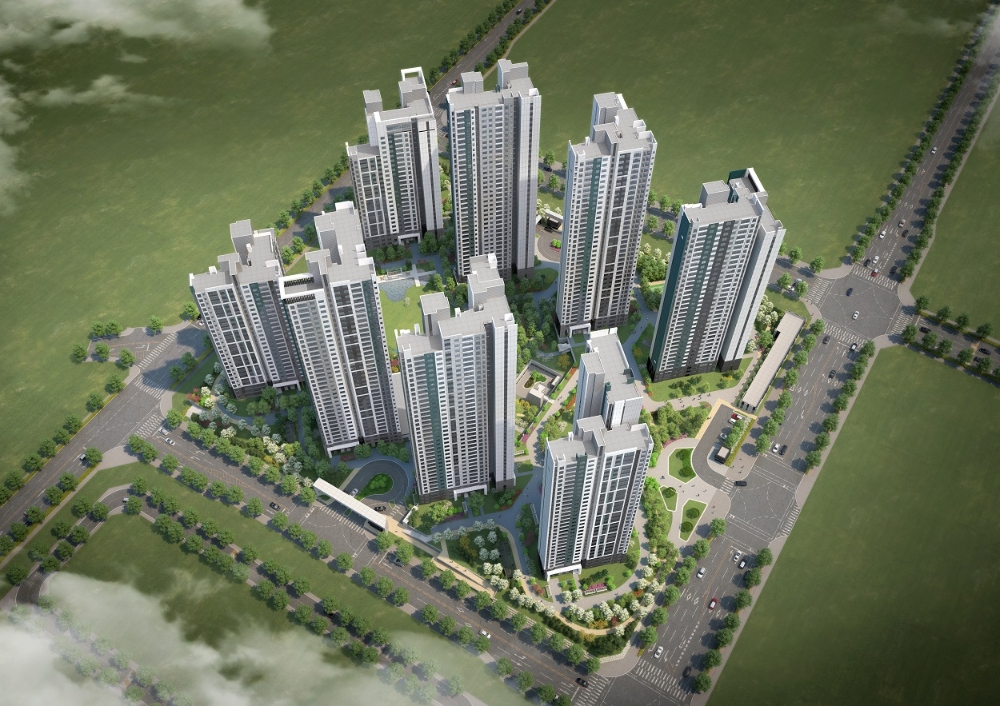 01. 천안 푸르지오 레이크사이드 조감도