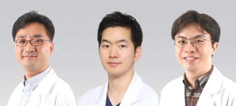 고려대 구로병원 심혈관센터 나진오, 강동오 교수, 뇌신경센터 김치경 교수. 사진=고려대구로병원