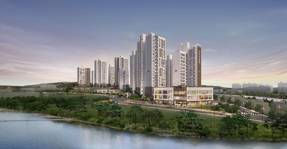 쌍용 더 플래티넘 광주 투시도.(사진=쌍용건설)