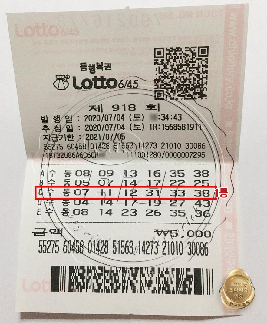 30대 직장인 로또 1등 당첨 눈길 “아파트 현금으로 살래요”