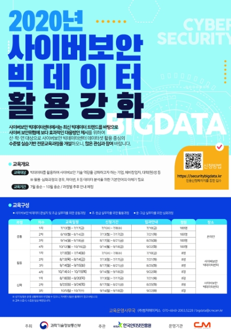 KISA, 사이버 위협 데이터 셋을 활용 전문교육 개설