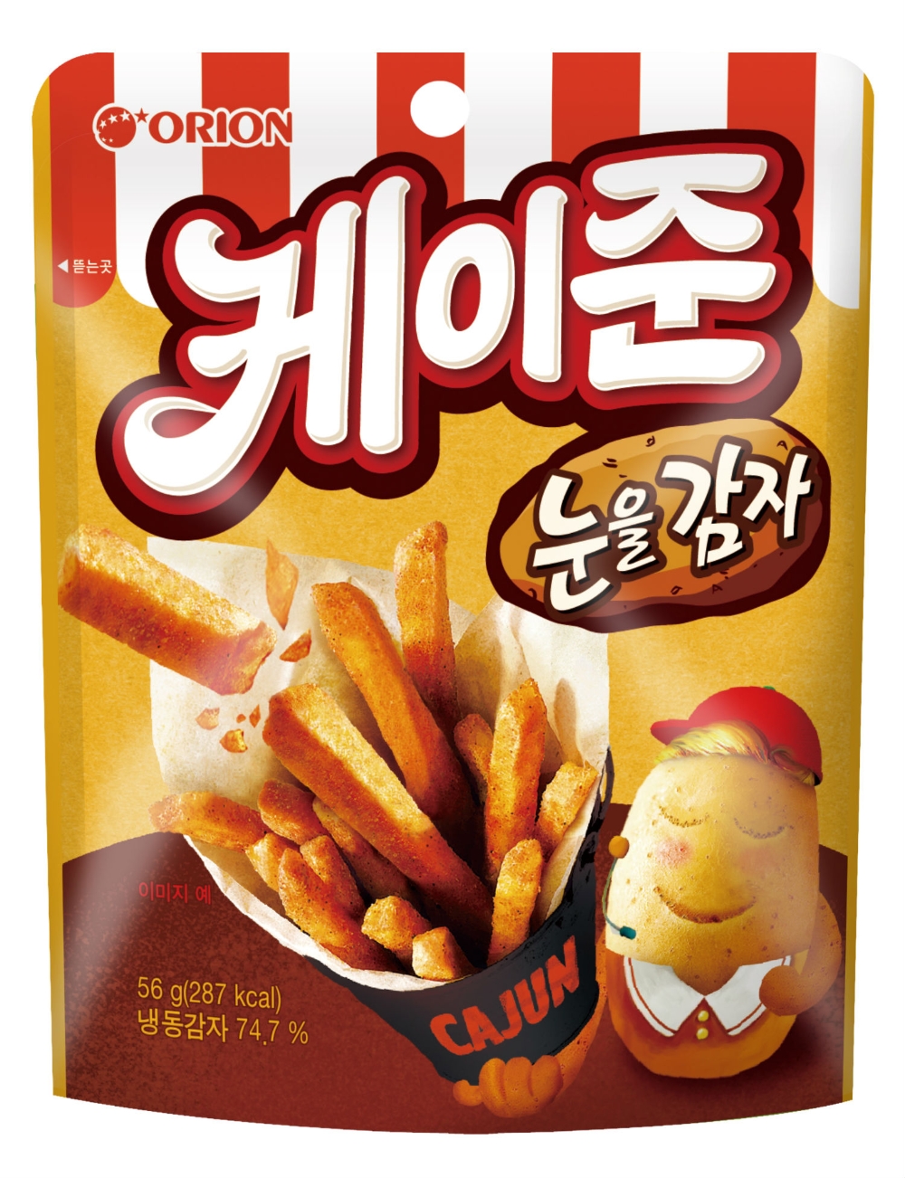 오리온, ‘케이준 눈을감자’ 출시
