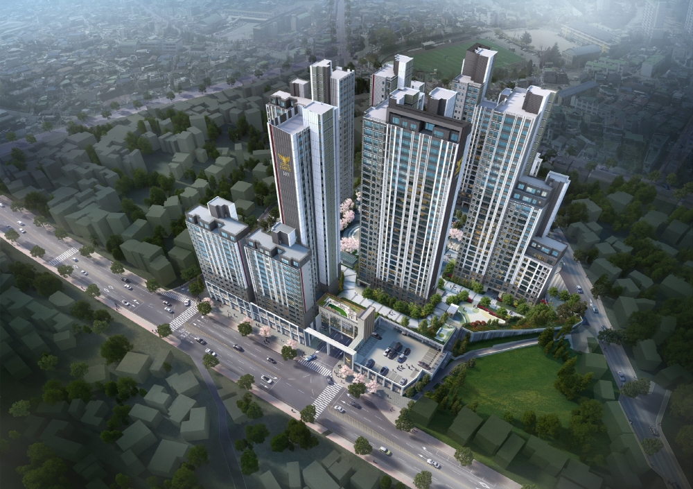 롯데건설 '속초 롯데캐슬 인더스카이' 조감도