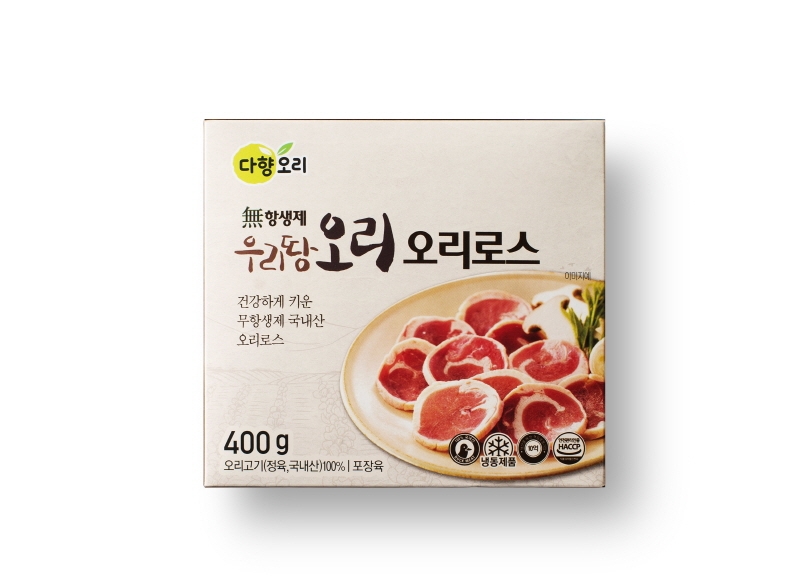다향오리 ‘무항생제 오리로스’ 마켓컬리 단독 출시