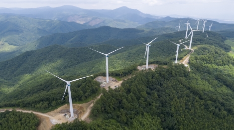 태백귀네미 풍력단지 전경. 사진=남부발전