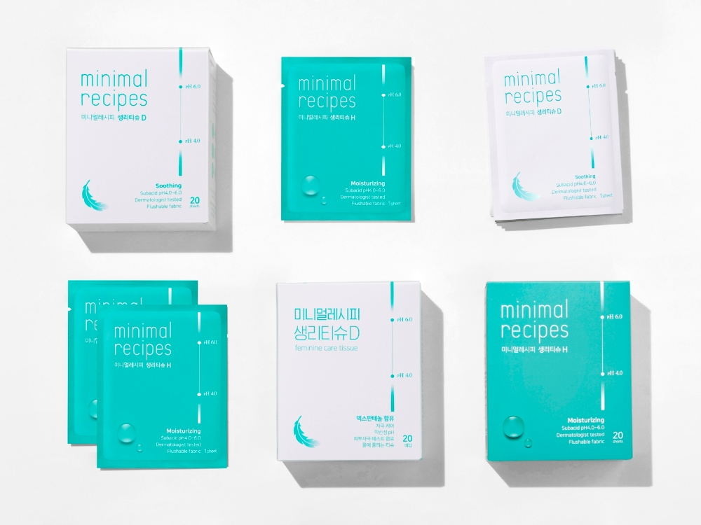 일동제약, 생리티슈 ‘미니멀레시피’ 출시