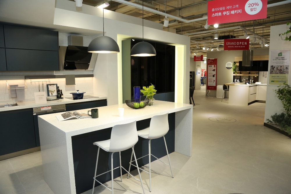 30일 오픈한 한샘리하우스 대형쇼룸 천안점 매장전경.(사진=한샘)