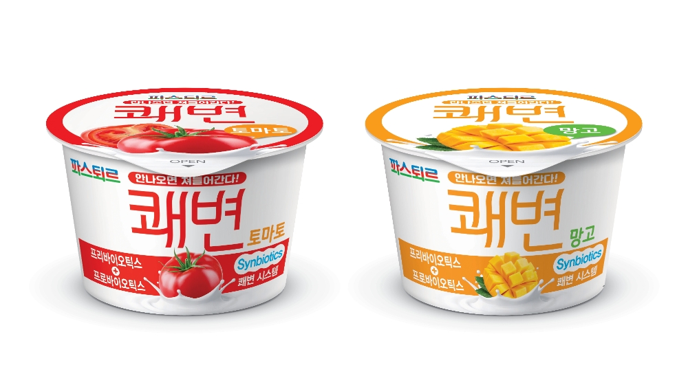 롯데푸드 파스퇴르, 떠먹는 쾌변 2종(토마토, 망고) 출시