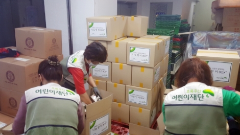 강원랜드 임원진, 코로나19로부터 폐광지역 취약계층 아동보호