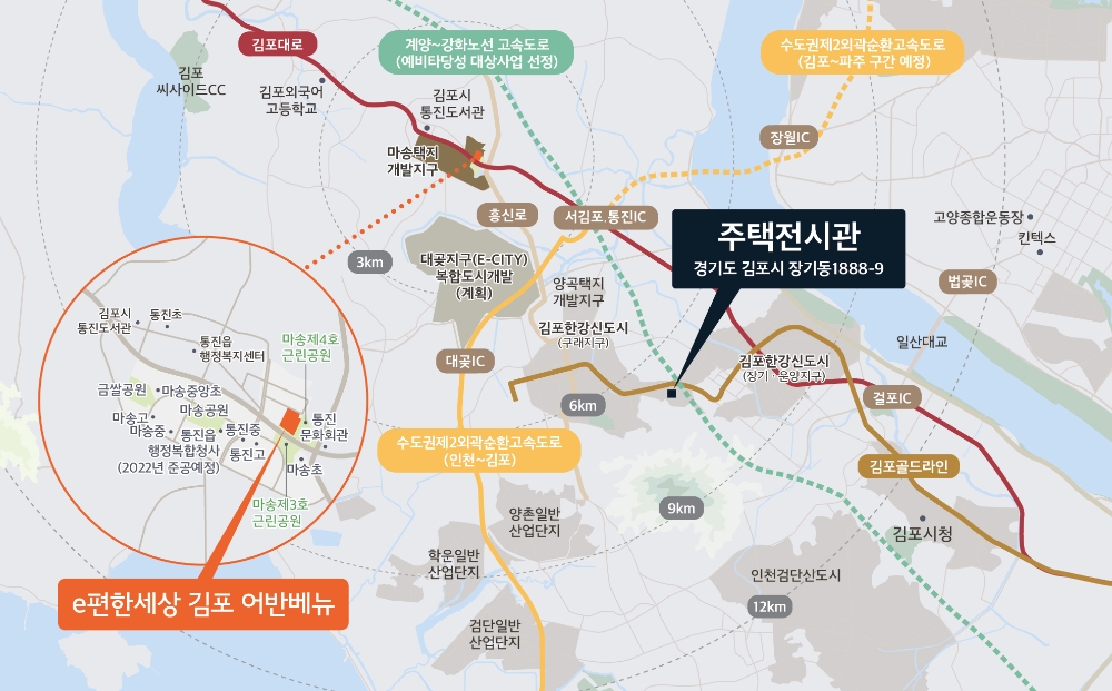 주택전시관 위치도.(사진=대림산업)