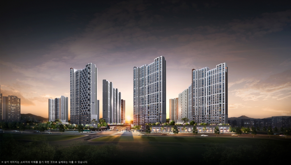 e편한세상 지제역 투시도.(사진=대림건설)