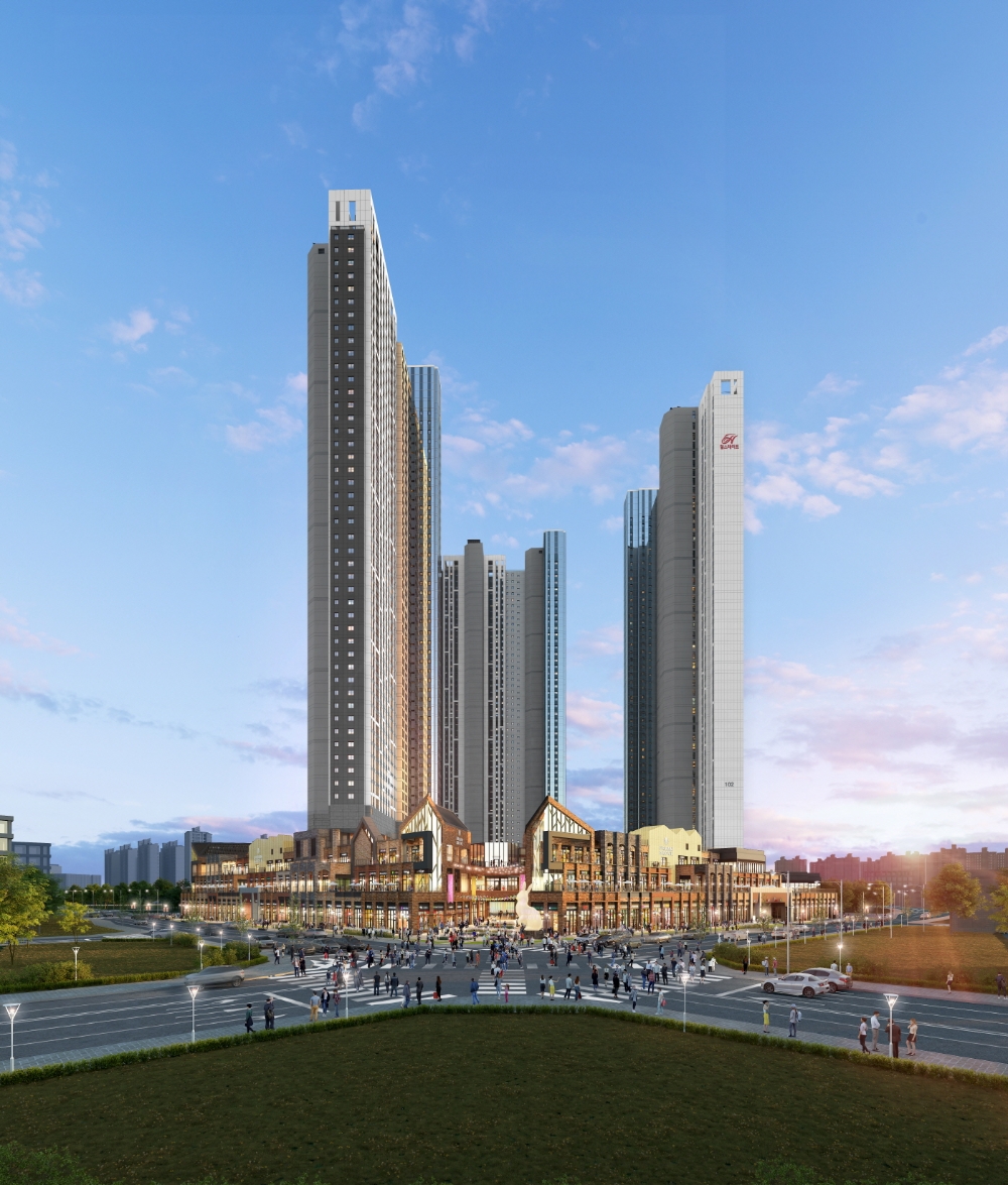 어반그로브 고덕 투시도.(사진=현대건설)