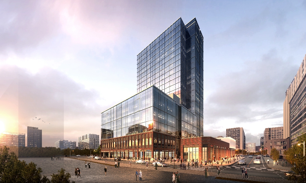 지식산업센터 동탄 우미 뉴브 투시도.(사진=우미건설)