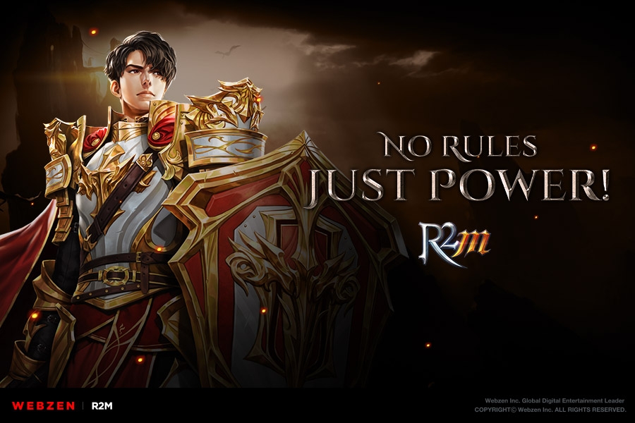 ‘No Rules, Just Power!’, 웹젠 'R2M' 사전 캐릭터 생성 접수 마감