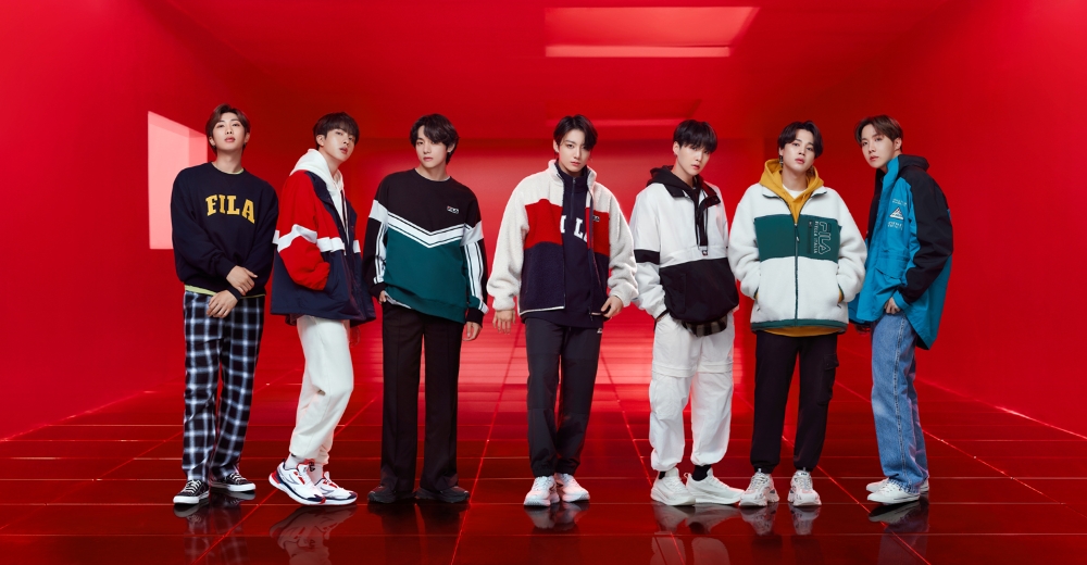 휠라(FILA), 방탄소년단과 함께한 ‘2020 가을 컬렉션’ 화보 공개