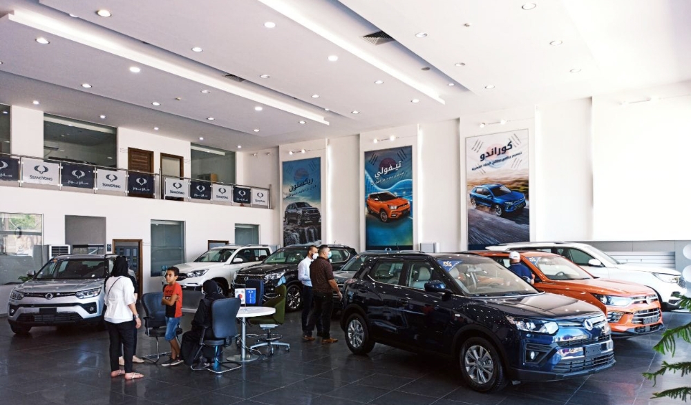 쌍용차 이라크 대리점.(사진=쌍용자동차)