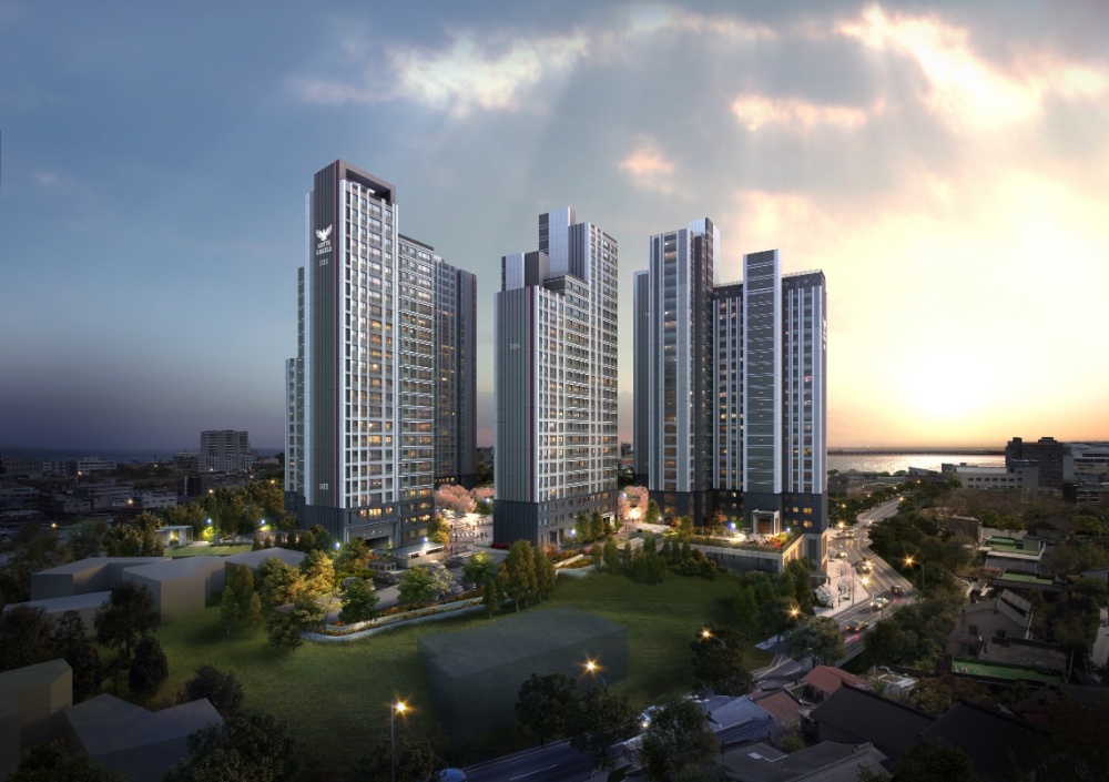 롯데건설 '속초 롯데캐슬 인더스카이' 분양투시도