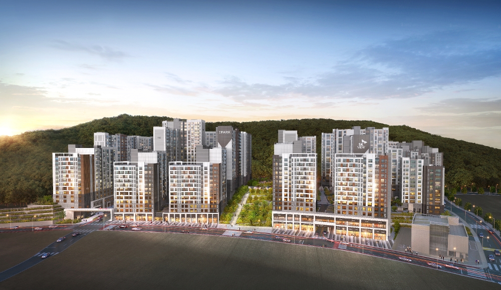 DMC SK뷰 아이파크 포레 조감도.(사진=SK건설)