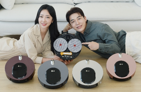 LG전자가 27일 출시한 물걸레 전용 로봇청소기 ‘LG 코드제로 M9 씽큐’ 이미지. 사진=LG전자