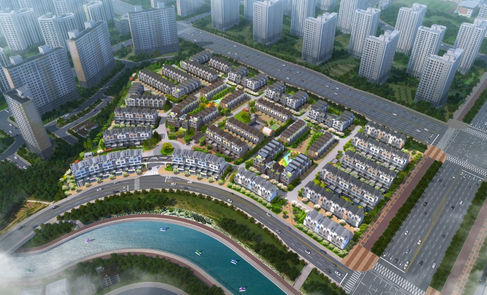 김포한강신도시 범양레우스 라세느 조감도