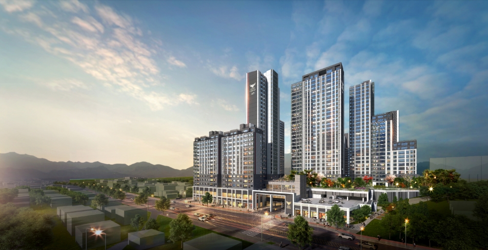 롯데건설 '속초 롯데캐슬 인더스카이' 석경투시도