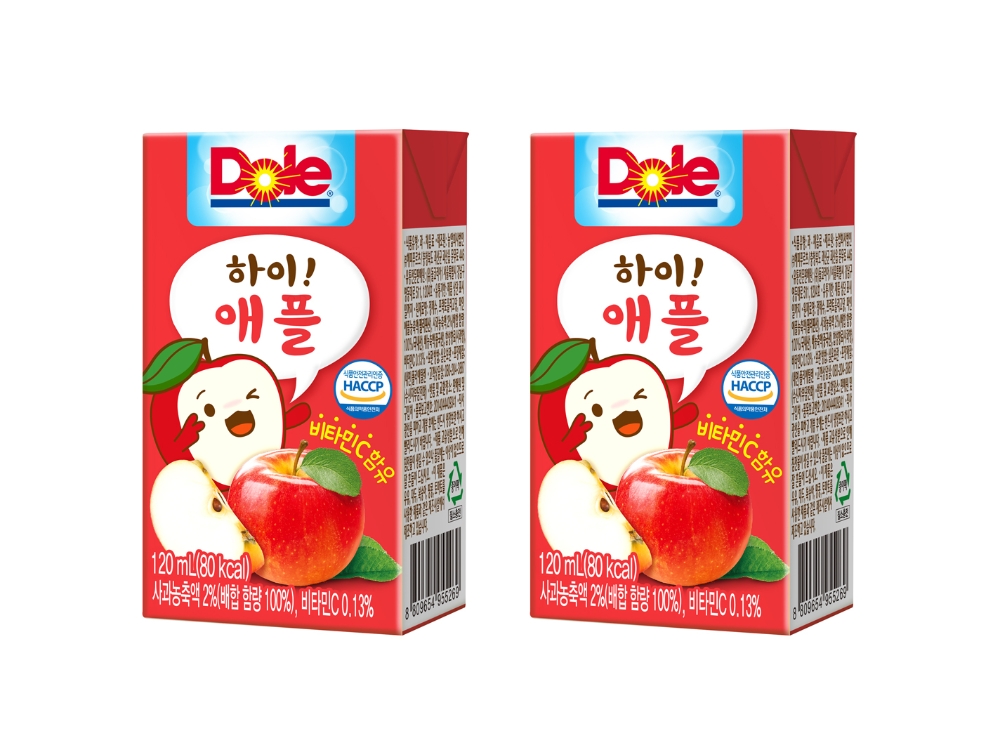 돌(Dole)코리아, 어린이 캐릭터주스 ‘하이주스 애플’ 출시