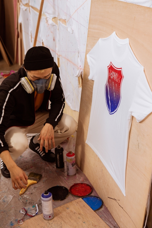 케이스위스 2020fw화보 청년벽화아티스트 콜라보. (사진=케이스위스)