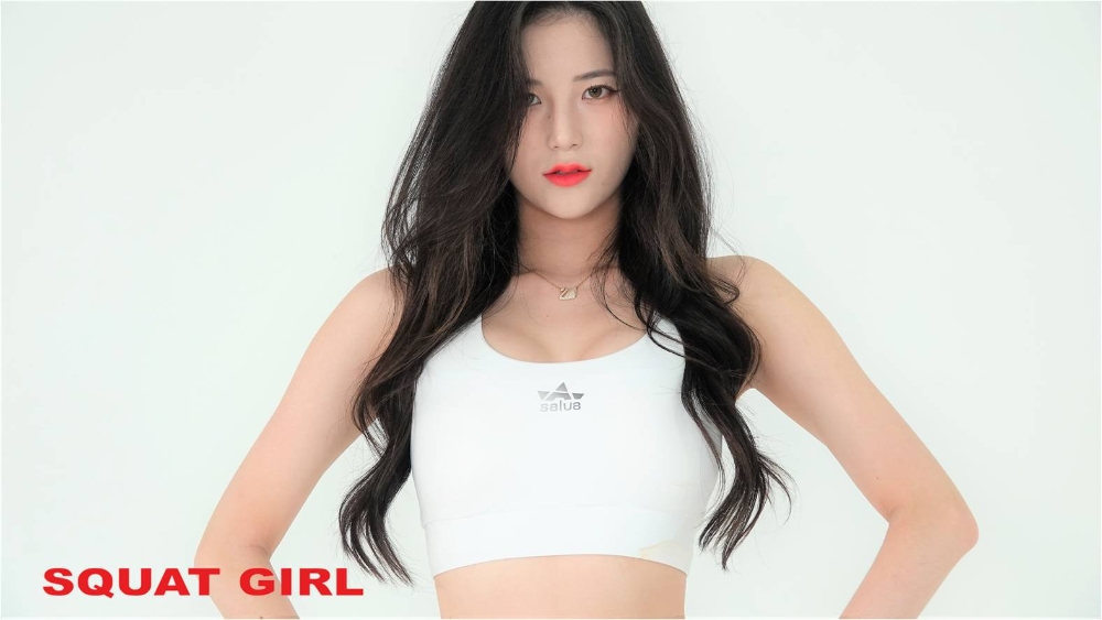 스쿼트컬에 출연한 치어리더 김해리. 사진=스쿼트걸