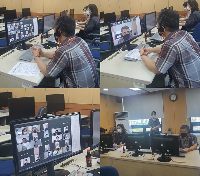 금정구가 코로나19 확산 방지 재택근무 시범 실시하고 있다.(사진제공=부산 금정구)