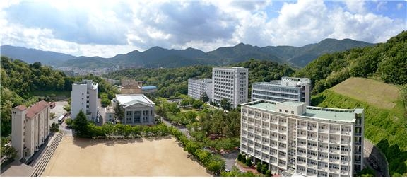 창신대학교 전경.