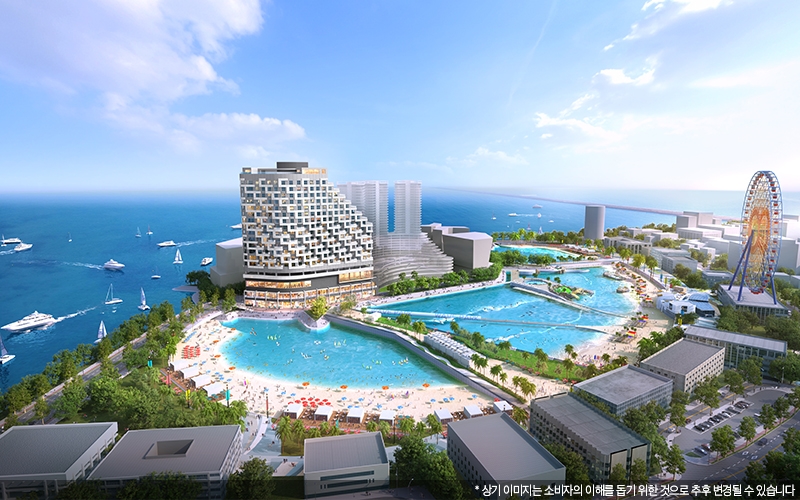 시흥 웨이브파크 푸르지오시티 조감도.(사진=대우건설)